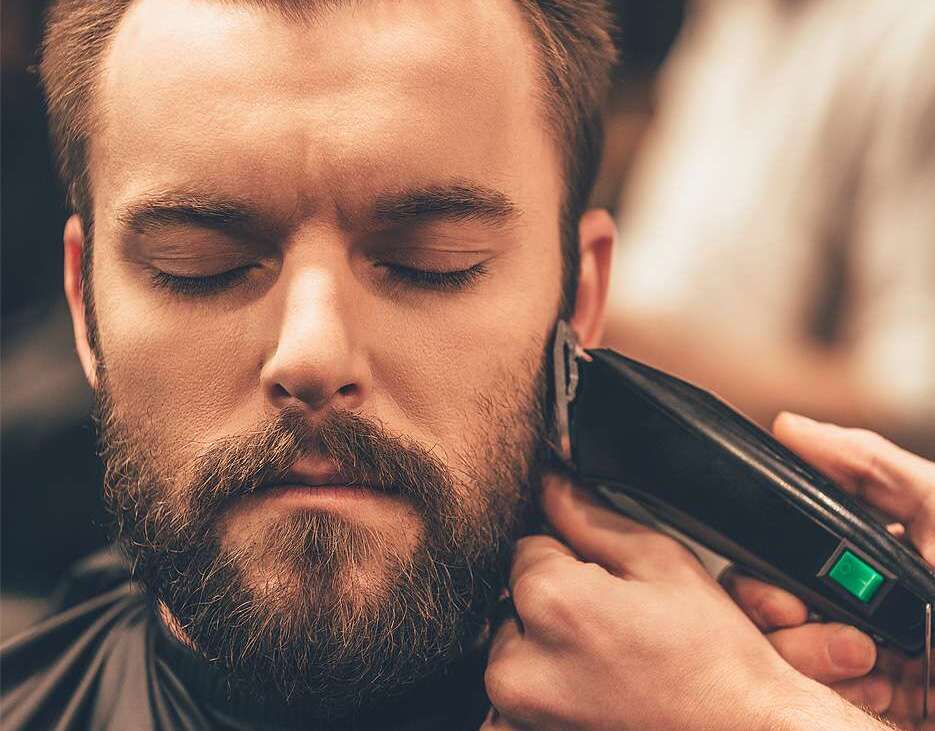 Facial hair care and trimming at home